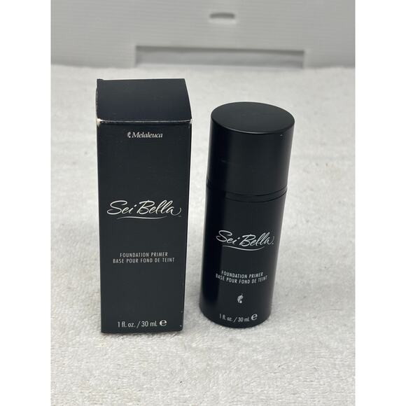 Sei Bella Foundation Primer Prebase Melaleuca 1 oz Black Bottle - Picture 6 of 7